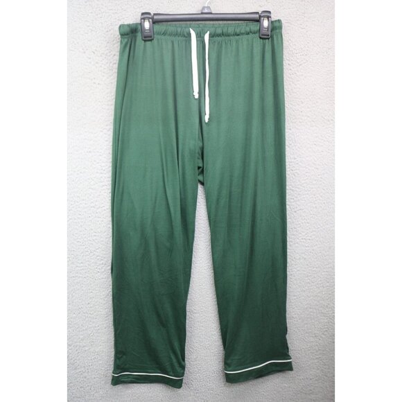 Born Green Long Sleeve Pajama Set-Size Large-Drawstring-Soft - Picture 2 of 16